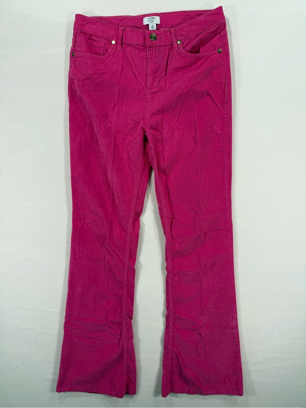 crown & ivy Bright Pink Corduroy Girls' Skirt-Style Bottoms